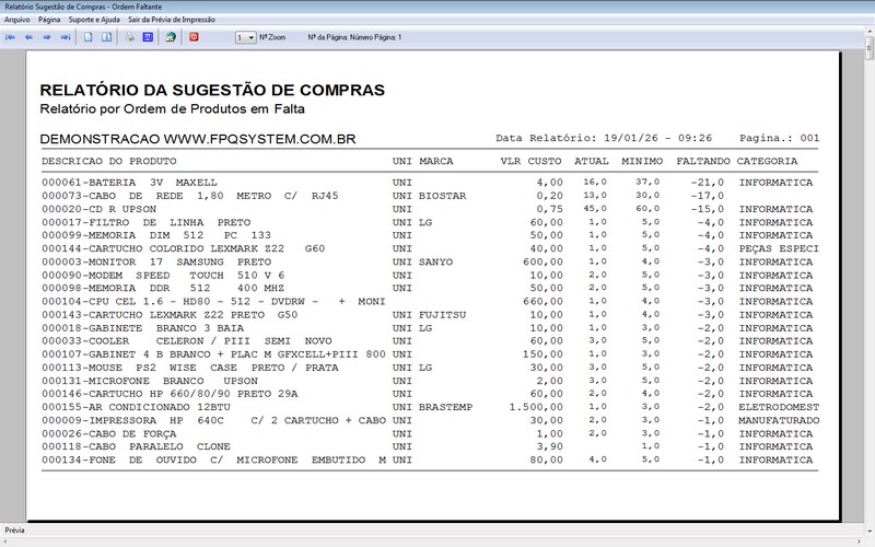 imagem do programa