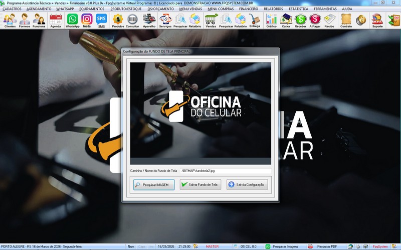 imagem do programa