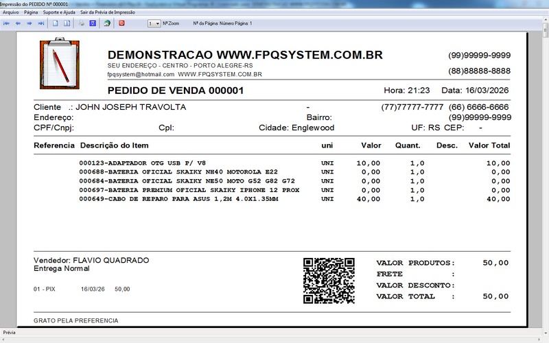 imagem do programa