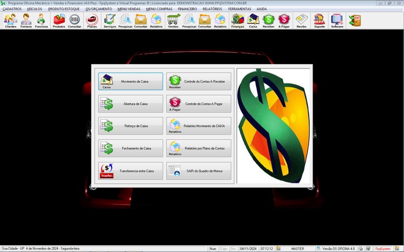 Programa OS Oficina Mecanica com Ordem de Servio e Financeiro v4.0