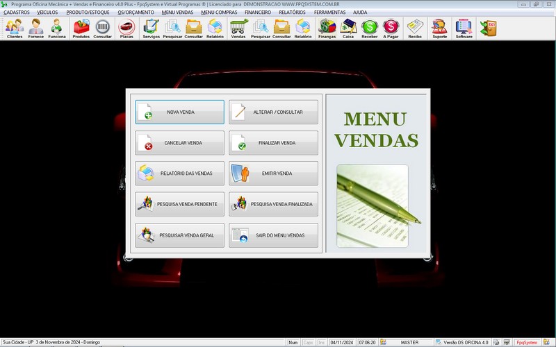 Programa OS Oficina Mecanica com Ordem de Servio e Financeiro v4.0