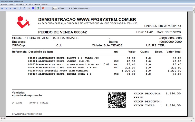 Imagens do Programa