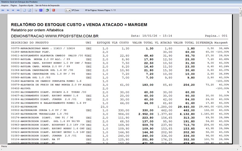 Imagens do Programa